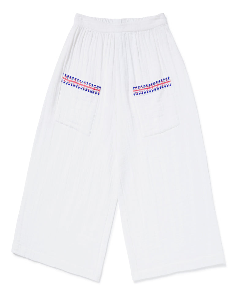Embroidery Cheesecloth Fifi Culotte