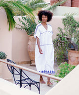 Embroidery Gauze Provence Dress