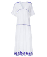 Embroidery Gauze Provence Dress