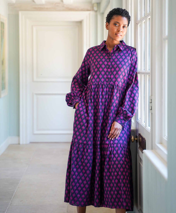 Iris Jacquard Dress