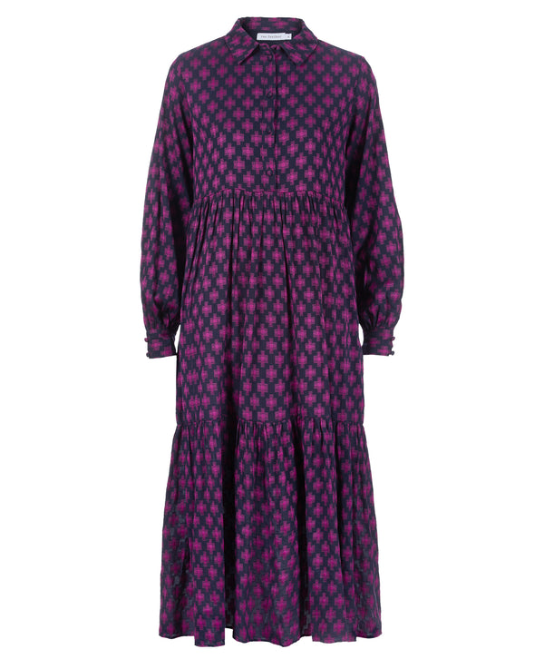 Iris Jacquard Dress