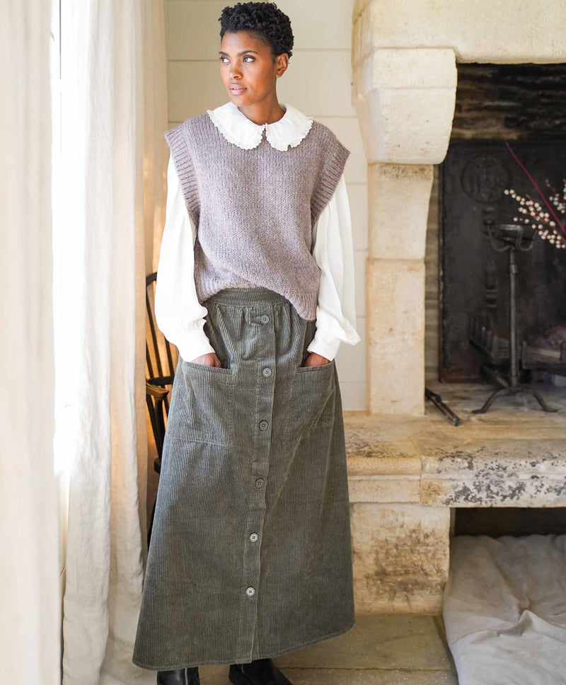 Claudia Corduroy Skirt