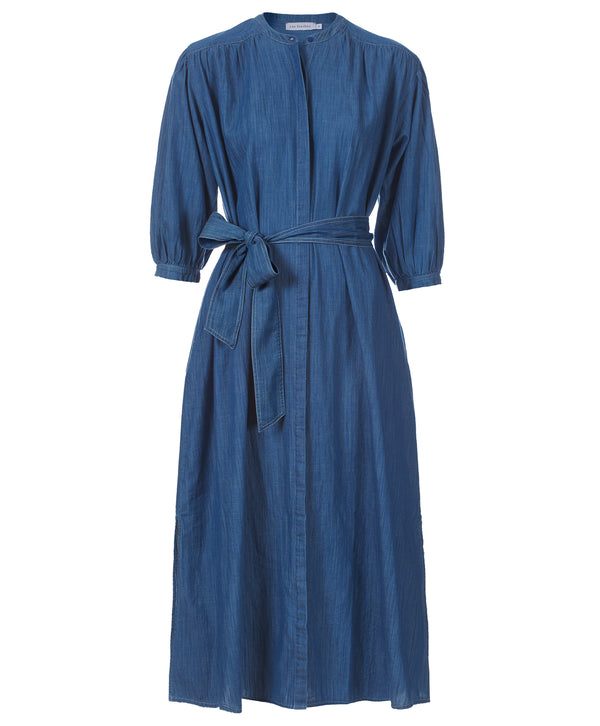 Kelly Chambray Cotton Shirt Dress
