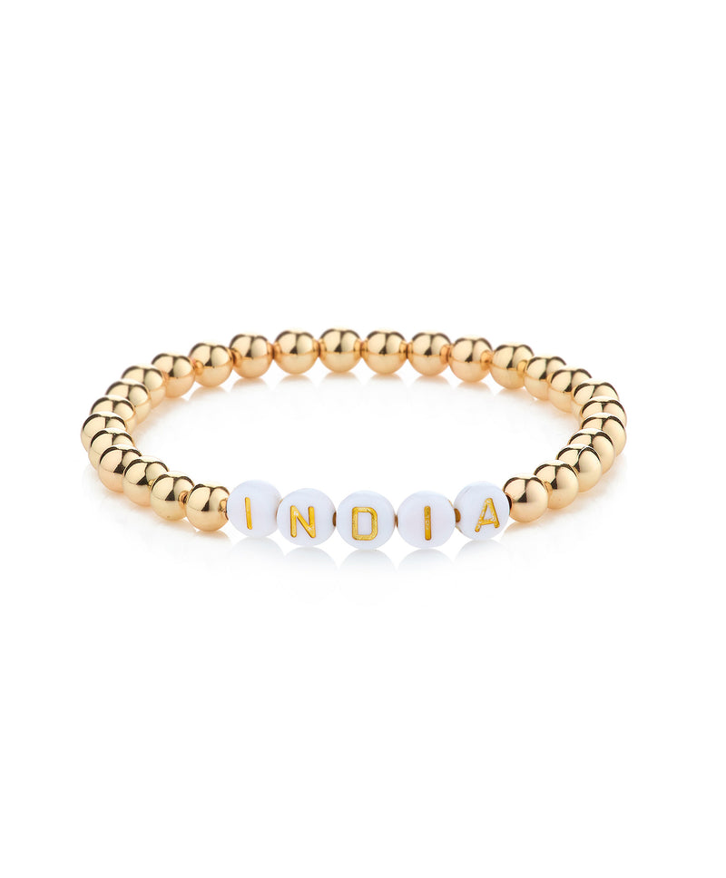 Kids Personalised Beaded Bracelet