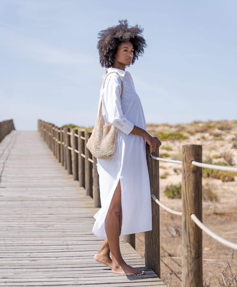 Nicola Linen Shirt Dress