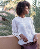 Sam Mulberry Crepe Blouse