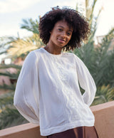 Sam Mulberry Crepe Blouse