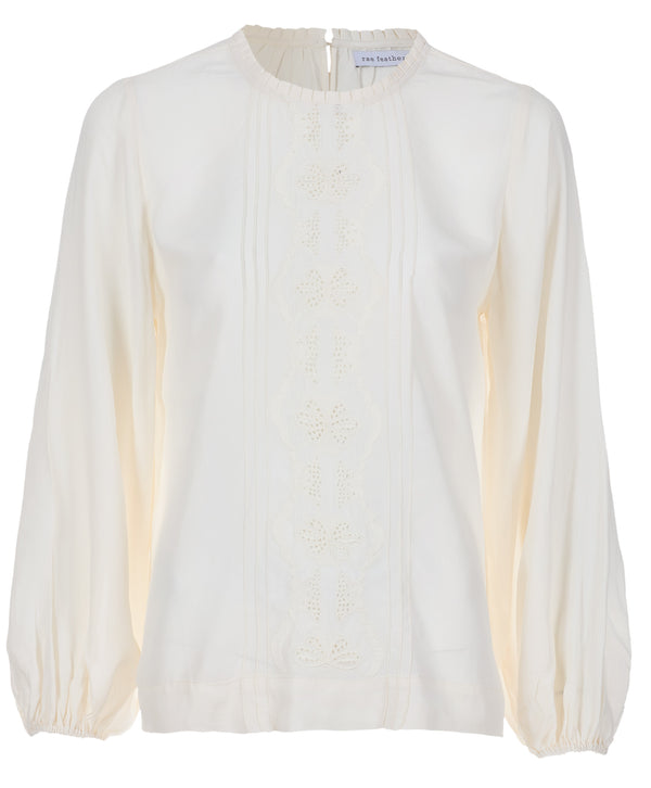 Sam Mulberry Crepe Blouse
