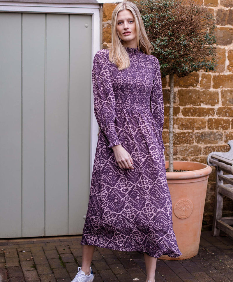 Spring Butter Crepe Dress
