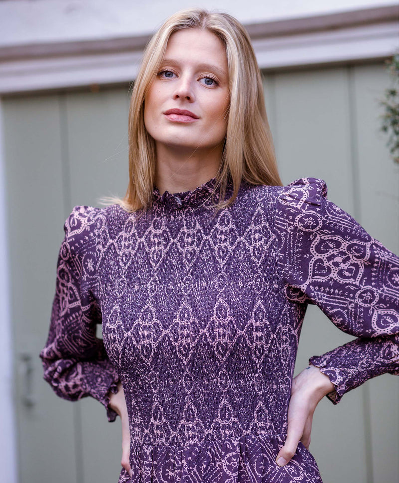 Spring Butter Crepe Dress