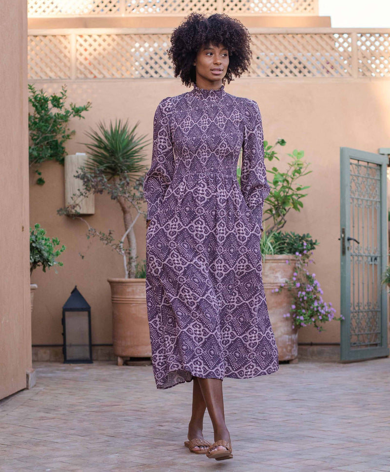 Spring Butter Crepe Dress
