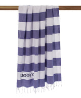 Wide Stripe Personalised Hammam Towel