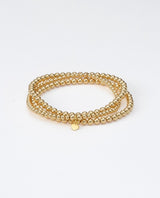 Gold Love Heart Bracelet Bundle